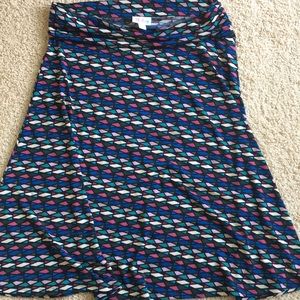 Lularoe Azure Skirt WORN ONCE